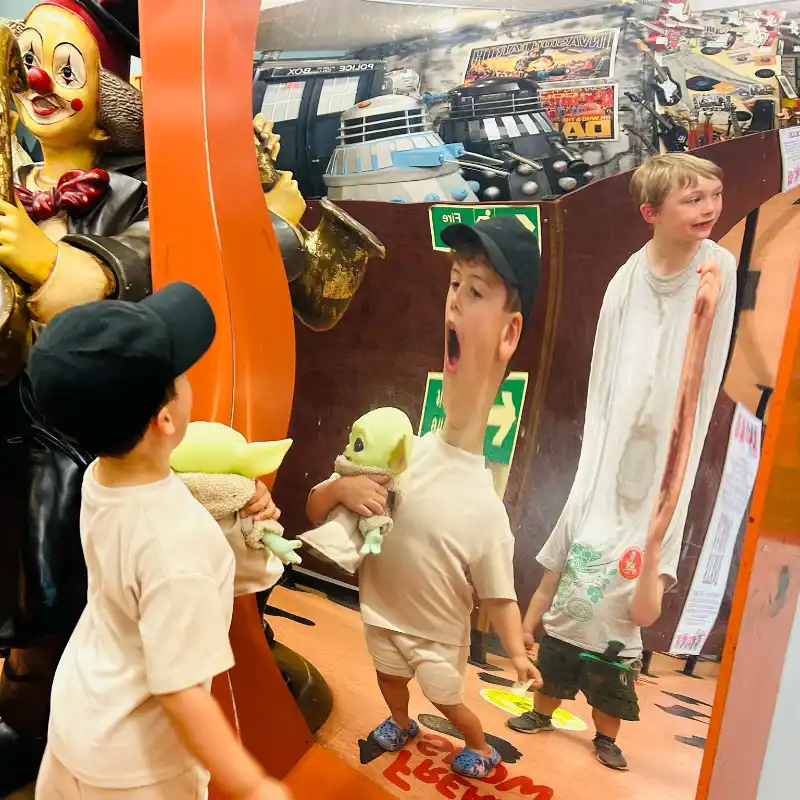 Fun mirrors in the House on the Hill Museum