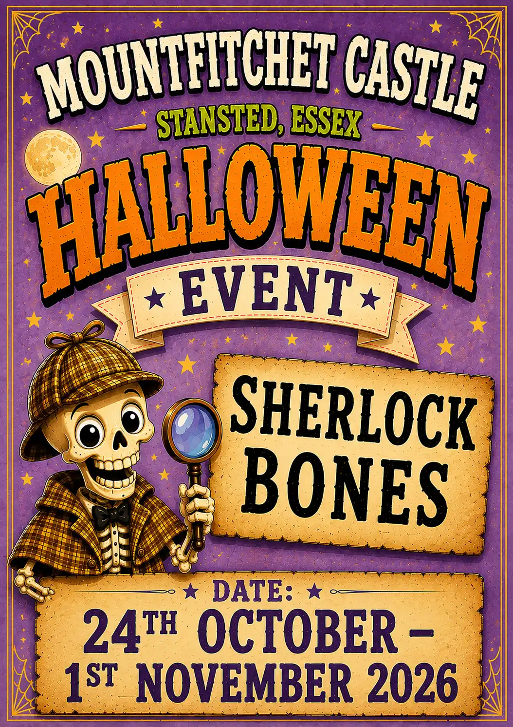 Sherlock Bones Halloween Event